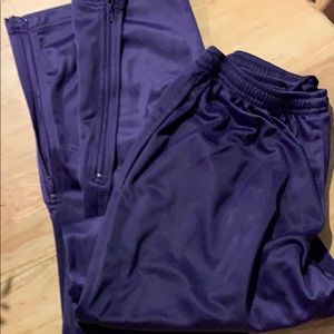 Purple gym/workout pants